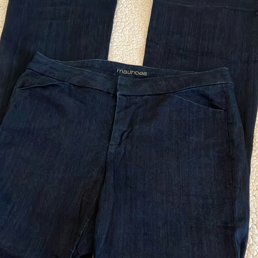 Maurices Navy Trousers